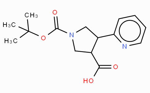 Boc-(+/-)-trans-4-(2-pyridinyl)-pyrrolidine-3-carboxylic acid
