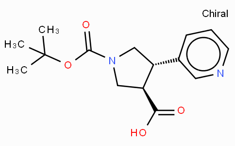 Boc-(+/-)-trans-4-(3-pyridinyl)-pyrrolidine-3-carboxylic acid