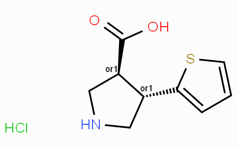 (+/-)-trans-4-(2-thienyl)-pyrrolidine-3-carboxylic acid-HCl