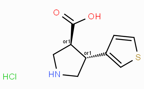 (+/-)-trans-4-(3-thienyl)-pyrrolidine-3-carboxylic acid-HCl