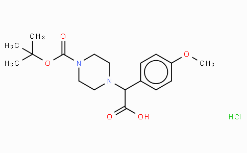 2-(4-Boc-piperazinyl)-2-(4-methoxy-phenyl)-acetic acid