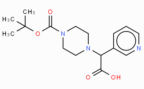 2-(4-Boc-piperazinyl)-2-(3-pyridinyl)-acetic acid