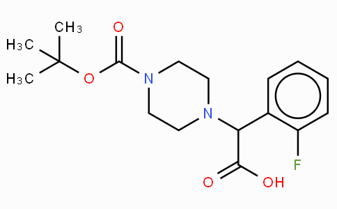 2-(4-Boc-piperazinyl)-2-(2-fluoro-phenyl)-acetic acid