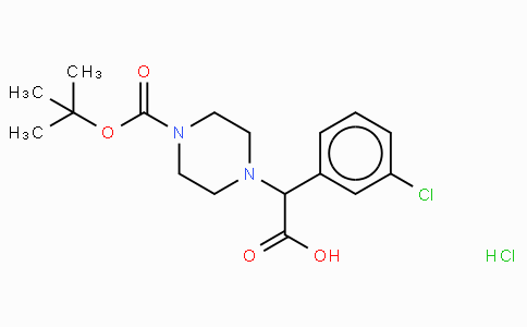 2-(4-Boc-piperazinyl)-2-(3-chloro-phenyl)-acetic acid