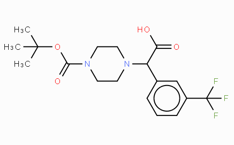 2-(4-Boc-piperazinyl)-2-(3-trifluoromethyl-phenyl)acetic acid