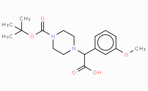 2-(4-Boc-piperazinyl)-2-(3-methoxy-phenyl)-acetic acid