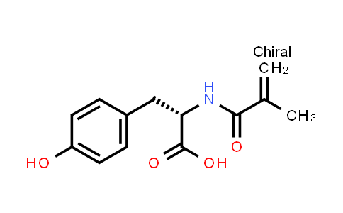 (S)-3-(4-hydroxyphenyl)-2-methacrylamidopropanoic acid