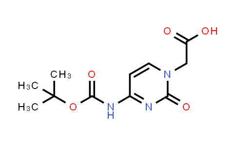 2-(4-{[(tert-butoxy)carbonyl]amino}-2-oxo-1,2-dihydropyrimidin-1-yl)acetic acid