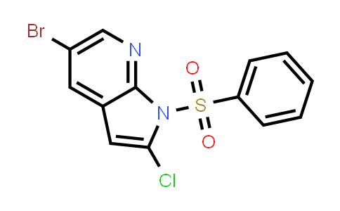 5-Bromo-2chloro-1-(phenylsulfonyl)-1H-pyrrolo(2,3-b)pyridine