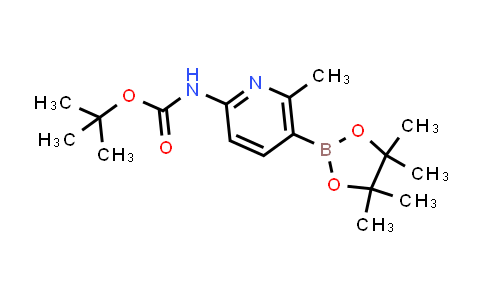 Tert-Butyl (6-methyl-5-(4,4,5,5-tetramethyl-1,3,2-dioxaborolan-2-yl)pyridin-2-yl)carbamate