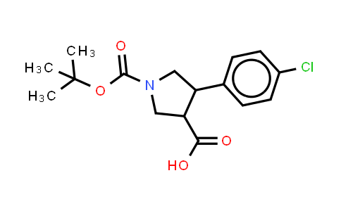 Boc-(±)-trans-4-(4-chloro-phenyl)-pyrrolidine-3-carboxylic