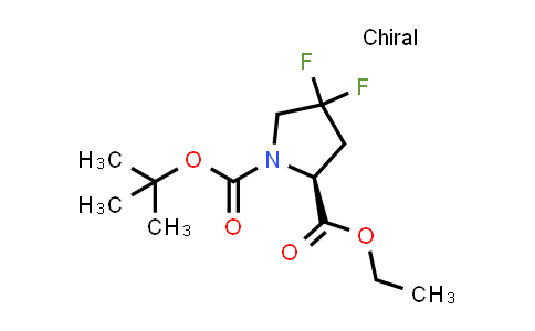 (S)-1-tert-Butyl 2-ethyl 4,4-difluoropyrrolidine-1,2-dicarboxylate
