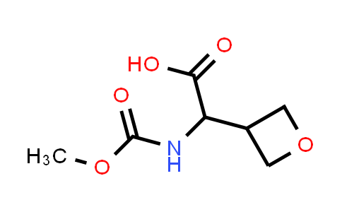 2-((Methoxycarbonyl)amino)-2-(oxetan-3-yl)acetic acid