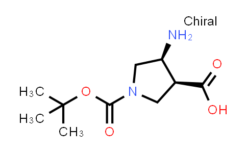 (3S,4S)-4-Amino-1-(tert-butoxycarbonyl)pyrrolidine-3-carboxylic acid