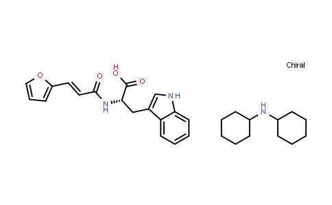 Dicyclohexylamine (S,E)-2-(3-(furan-2-yl)acrylamido)-3-(1H-indol-3-yl)propanoate