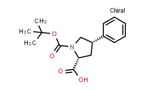 (2R,4S)-1-(tert-Butoxycarbonyl)-4-phenylpyrrolidine-2-carboxylic acid