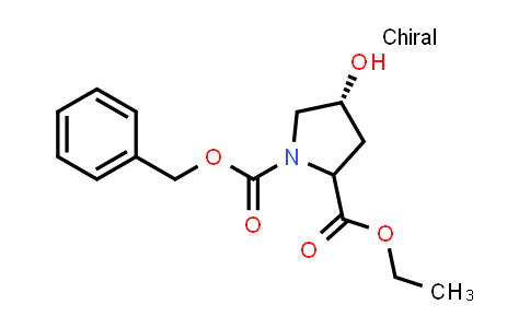 (4R)-1-Benzyl 2-ethyl 4-hydroxypyrrolidine-1,2-dicarboxylate