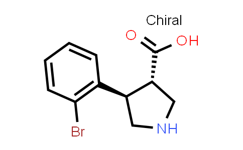 (3S,4R)-4-(2-Bromophenyl)pyrrolidine-3-carboxylic acid