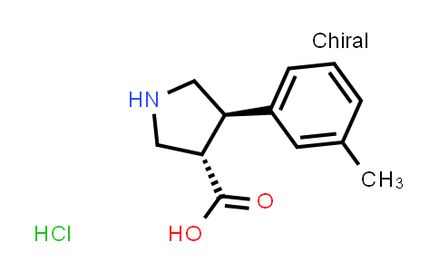 (3S,4R)-4-(m-Tolyl)pyrrolidine-3-carboxylic acid hydrochloride