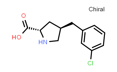 (2S,4R)-4-(3-Chlorobenzyl)pyrrolidine-2-carboxylic acid