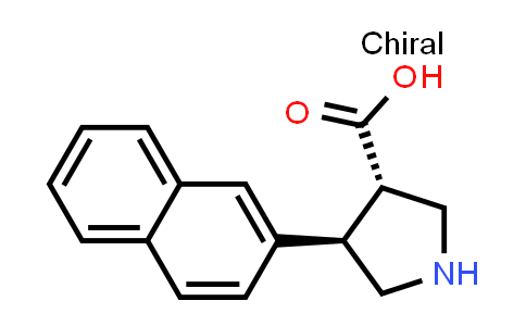 (3S,4R)-4-(Naphthalen-2-yl)pyrrolidine-3-carboxylic acid