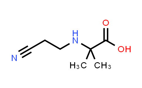 2-(2-Cyanoethylamino)-2-methylpropanoic acid