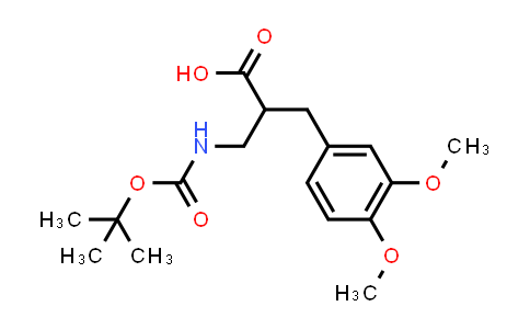 3-((tert-Butoxycarbonyl)amino)-2-(3,4-dimethoxybenzyl)propanoic acid