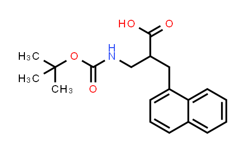 3-((tert-Butoxycarbonyl)amino)-2-(naphthalen-1-ylmethyl)propanoic acid