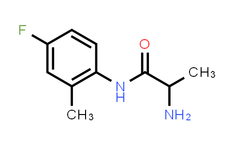 2-Amino-N-(4-fluoro-2-methylphenyl)propanamide