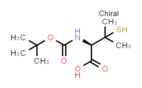 (R)-2-((tert-Butoxycarbonyl)amino)-3-mercapto-3-methylbutanoic acid