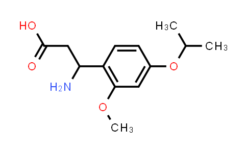 3-Amino-3-(4-isopropoxy-2-methoxyphenyl)propanoic acid