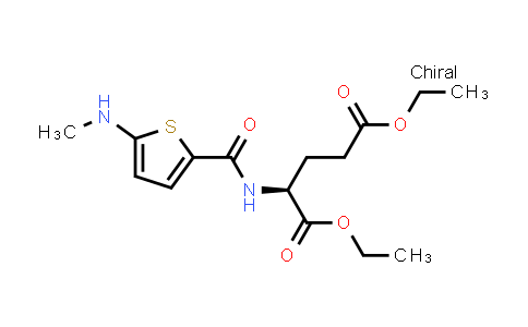 (S)-Diethyl 2-(5-(methylamino)thiophene-2-carboxamido)pentanedioate