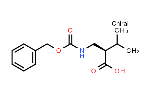 (R)-2-((((Benzyloxy)carbonyl)amino)methyl)-3-methylbutanoic acid