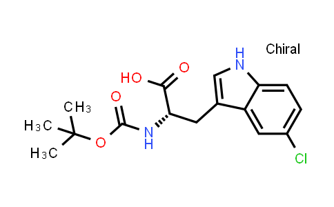 (S)-2-((tert-Butoxycarbonyl)amino)-3-(5-chloro-1H-indol-3-yl)propanoic acid
