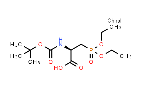 (R)-2-((tert-Butoxycarbonyl)amino)-3-(diethoxyphosphoryl)propanoic acid