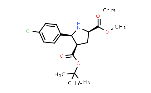 (2R,4R,5S)-4-tert-Butyl 2-methyl 5-(4-chlorophenyl)pyrrolidine-2,4-dicarboxylate