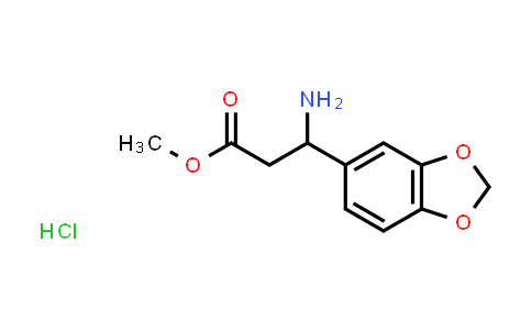 Methyl 3-amino-3-(benzo[d][1,3]dioxol-5-yl)propanoate hydrochloride