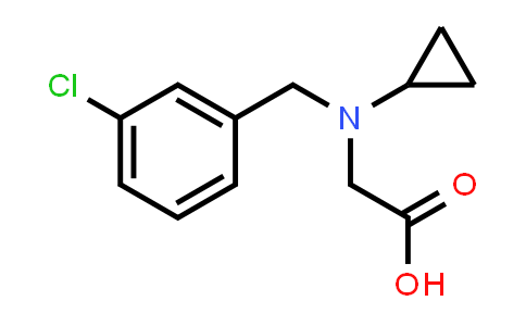 2-((3-Chlorobenzyl)(cyclopropyl)amino)acetic acid