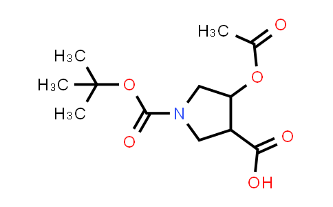 4-Acetoxy-1-(tert-butoxycarbonyl)pyrrolidine-3-carboxylic acid
