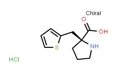 (S)-2-(Thiophen-2-ylmethyl)pyrrolidine-2-carboxylic acid hydrochloride