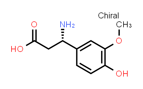(S)-3-Amino-3-(4-hydroxy-3-methoxyphenyl)propanoic acid