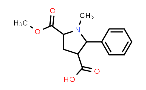 5-(Methoxycarbonyl)-1-methyl-2-phenylpyrrolidine-3-carboxylic acid