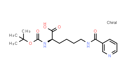 (R)-2-((tert-Butoxycarbonyl)amino)-6-(nicotinamido)hexanoic acid