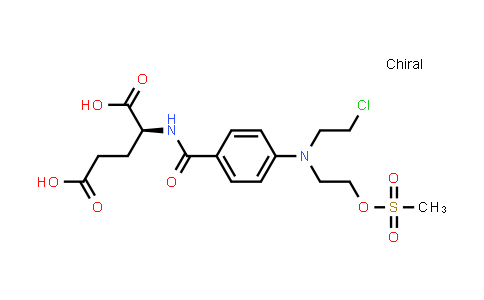 (S)-2-(4-((2-Chloroethyl)(2-((methylsulfonyl)oxy)ethyl)amino)benzamido)pentanedioic acid