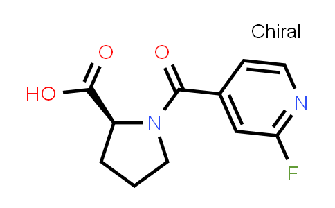 (S)-1-(2-Fluoroisonicotinoyl)pyrrolidine-2-carboxylic acid