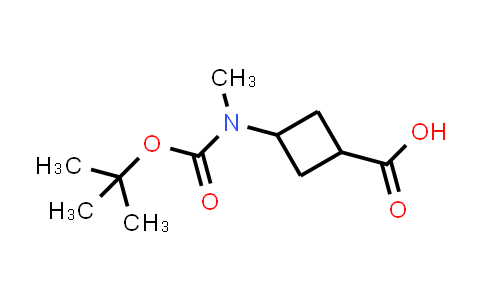 3-((tert-Butoxycarbonyl)(methyl)amino)cyclobutanecarboxylic acid