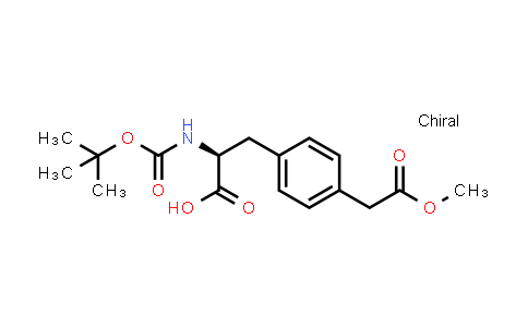 (S)-2-((tert-Butoxycarbonyl)amino)-3-(4-(2-methoxy-2-oxoethyl)phenyl)propanoic acid