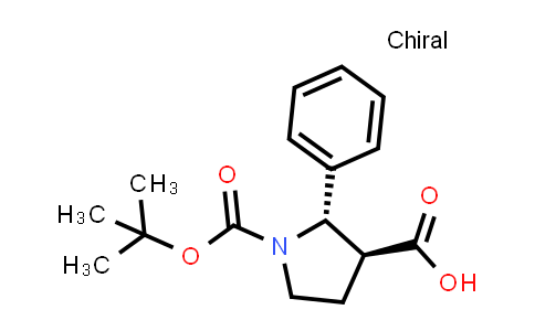 (2S,3S)-1-(tert-Butoxycarbonyl)-2-phenylpyrrolidine-3-carboxylic acid