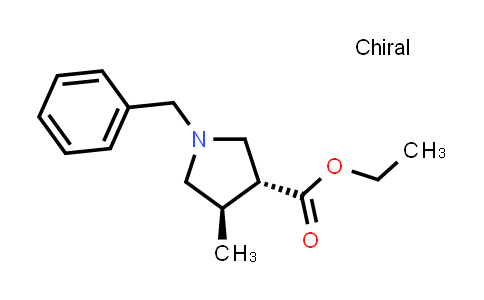 Ethyl (3R,4R)-1-benzyl-4-methylpyrrolidine-3-carboxylate