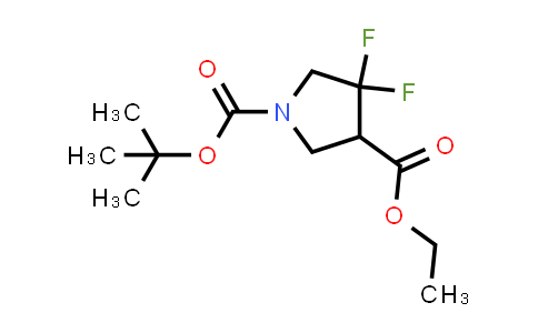 1-tert-Butyl 3-ethyl 4,4-difluoropyrrolidine-1,3-dicarboxylate